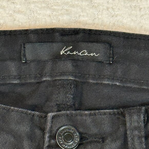 KanCan Jeans Women 9/28 Black KC11214BK Mid Rise Super Skinny Preppy - Picture 4 of 10